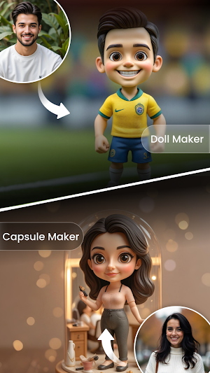 Doll Maker: 3D Doll Figure Toy Screenshot 1