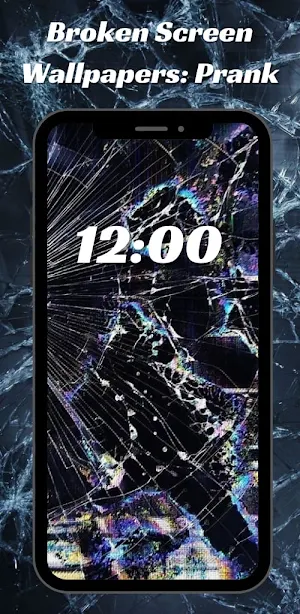 Broken Screens Wallpaper Prank Screenshot 0