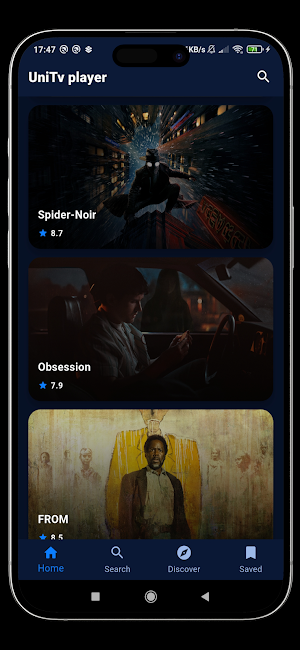 UniTv player AIMovies & TV Screenshot 1