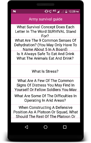 Army survival guide - Offline Screenshot 1