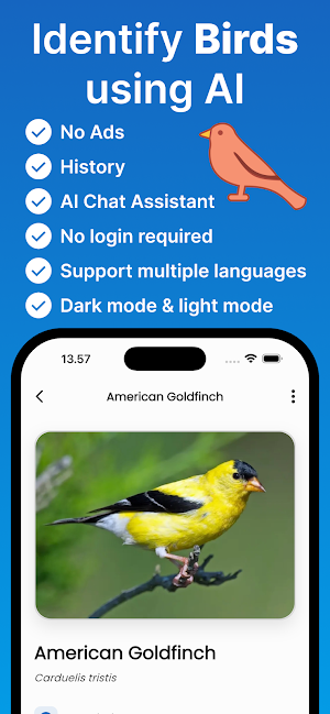 Bird Cam: Bird Identifier AI Screenshot 0