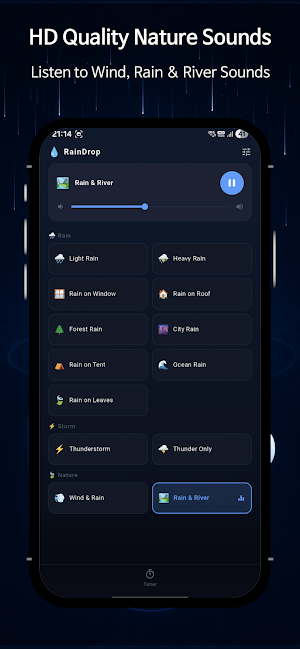 Rain Sound - Relaxing & Sleep Screenshot 3