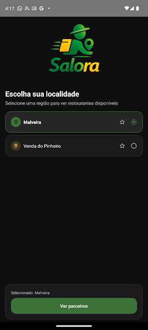 Salora Delivery Screenshot 2