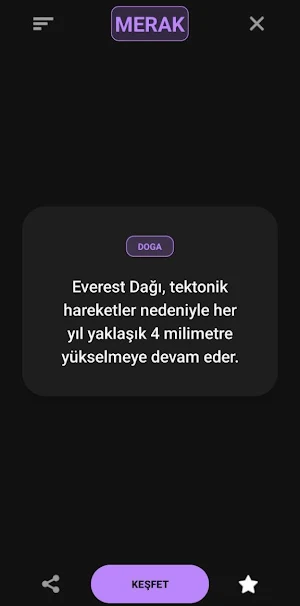 günlük rastgele bilgi ücretsiz Screenshot 2