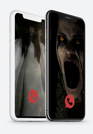 Fake call kuntilanak merah – video call horor 666 Screenshot 1