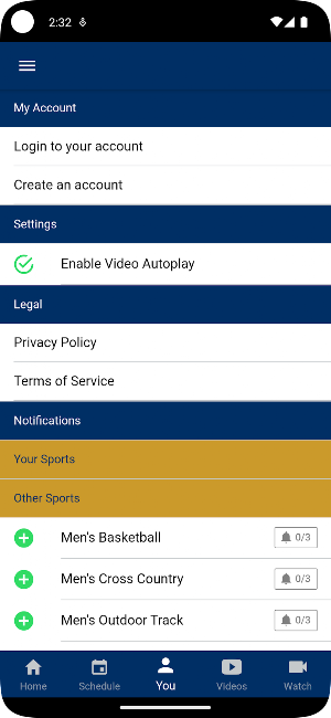 UC Merced Athletics Screenshot 2
