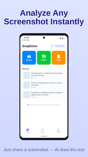 SnapSolve: AI Fixer Screenshot 1