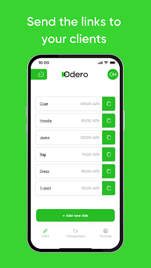 Odero Merchant Screenshot 2