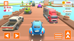 Kid Cars Highway Traffic Race Screenshot 0