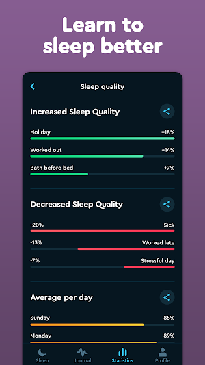Sleep Cycle: Sleep analysis & Smart alarm clock screenshot 6