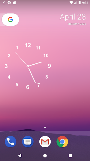 Reverse Clock Screenshot 2