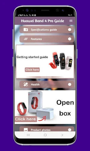 huawei band 4 pro guide Screenshot 0