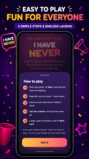 I have never - Party Game Screenshot 2