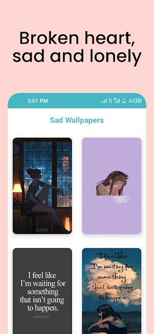 Sad Wallpaper Screenshot 1