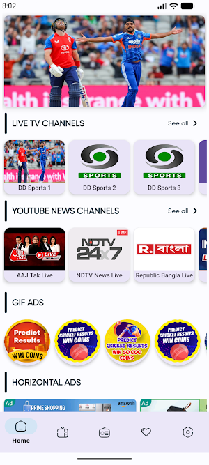 DD Live TV HD | Sports, News Screenshot 0