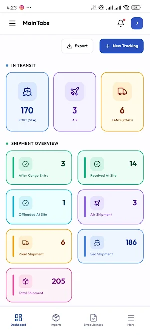 Logistics Screenshot 2