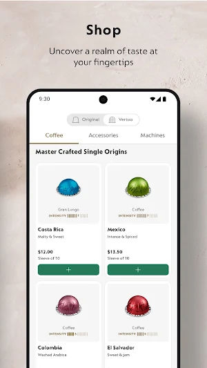 Nespresso Boutique Screenshot 2