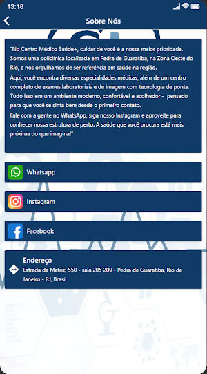 CENTRO MEDICO SAÚDE + Screenshot 1