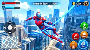 Nexplay Spider Rope Hero 3D Screenshot 2