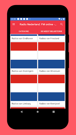 Radio Netherlands: FM Radio NL Screenshot 1