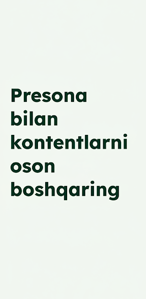 Presona Screenshot 0