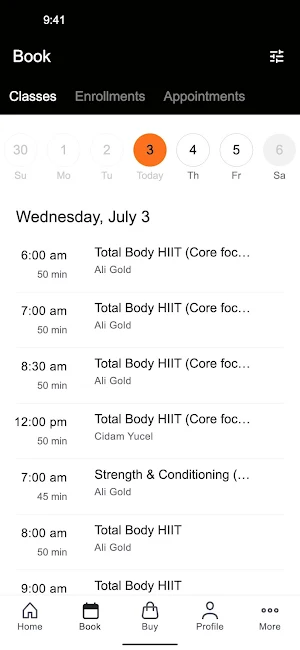 Zone 7 Fitness Screenshot 1