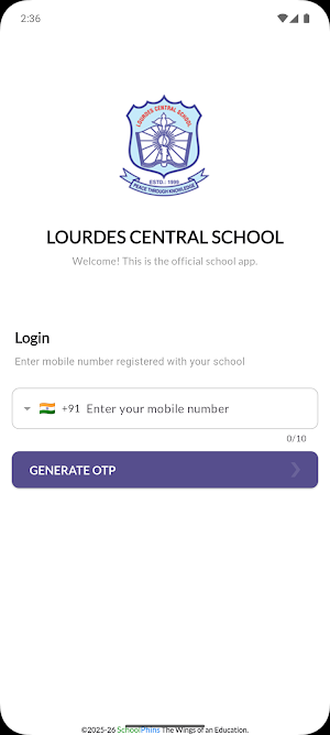 LOURDES CENTRAL SCHOOL Screenshot 0