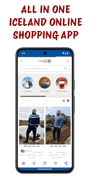 Iceland Online Shopping App Screenshot 1