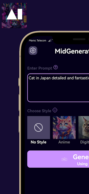 midjourney: ai art generator Screenshot 0