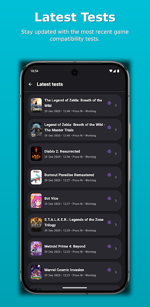 Games Library - Emulator Tests Screenshot 1