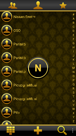 THEME DARK GOLD FOR EXDIALER Screenshot 1