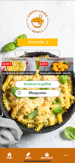 Cheesy Lover Bowls Screenshot 0
