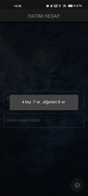 Hatim Hesaplama Screenshot 1