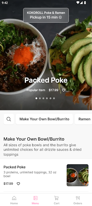 KOKOROLL Poke & Ramen Screenshot 1