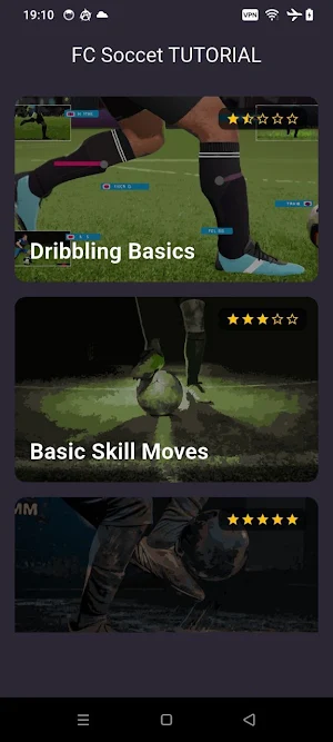 FC Soccer Tutorial Dribbling K Screenshot 0