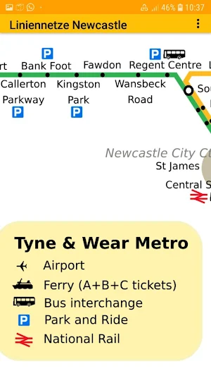 LineNetwork Newcastle Screenshot 2
