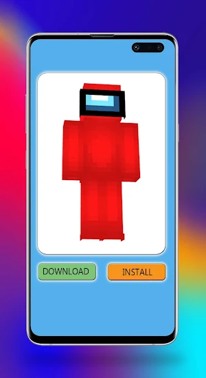 New Among Us Skin For MCPE Screenshot 3
