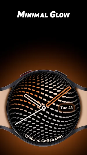 Minimal Glow - Watch face Screenshot 0