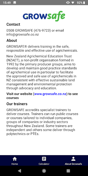 Growsafe Boom Spray Calculator Screenshot 3