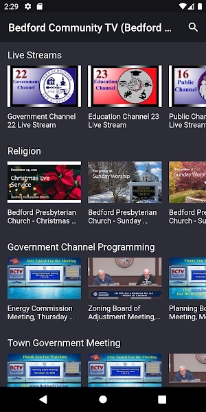 Bedford Community Television Screenshot 0