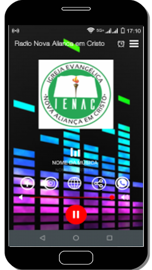 Web Rádio Nova Aliança em Cristo Screenshot 1