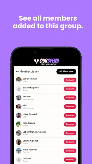 OurSpend - Split your money Screenshot 3