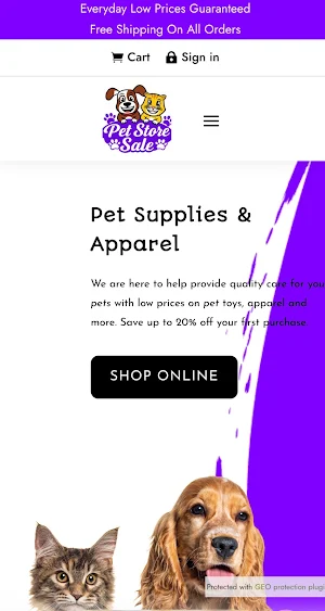 Pet Store Screenshot 0