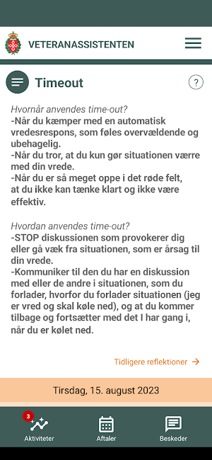 Veteranassistenten Screenshot 2
