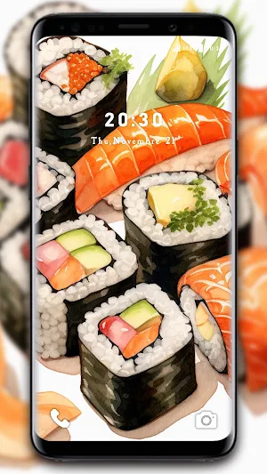 Kawaii Food Wallpaper Screenshot 0