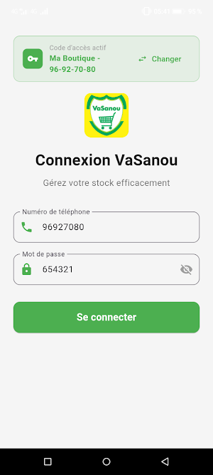 VaSanou - Stock et Vente Screenshot 3
