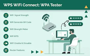 WPS WiFi Connect WPA Tester Screenshot 0