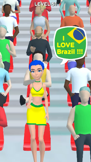 Soccer Fan Makeup Screenshot 1