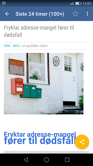 Norske nyheter Screenshot 2
