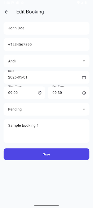 Bookentix: Booking Manager Screenshot 2